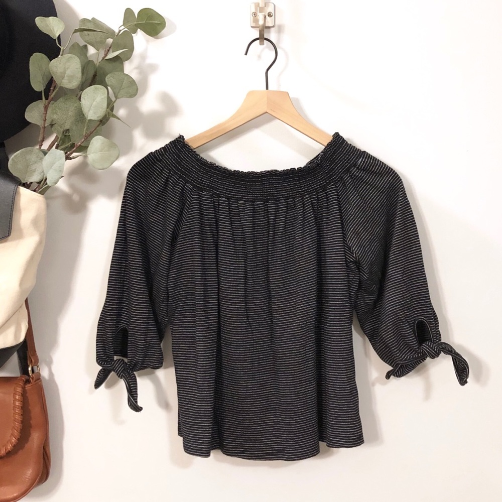 Anthropologie Pebble & Stone Off the Shoulder Top